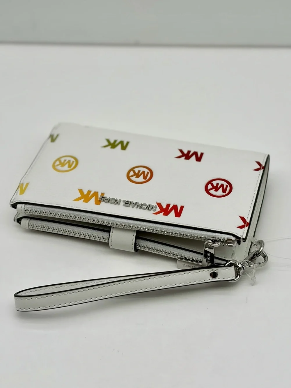 MICHAEL KORS Jet Set Travel Large Double Zip Wallet Wristlet
